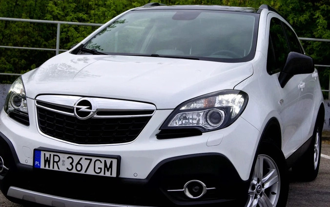 samochody osobowe Opel Mokka cena 46500 przebieg: 162470, rok produkcji 2015 z Radom